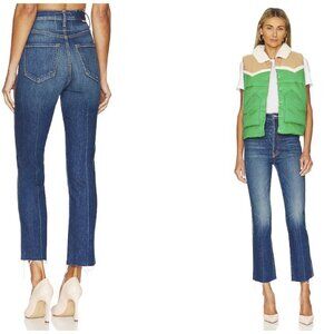 Mother Ultra High Waisted Frisky Flood Fray